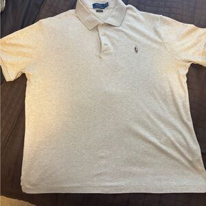 Ralph Lauren Gray Polo Shirt Classic Design